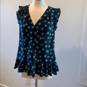 Floral Sleeveless Blouse